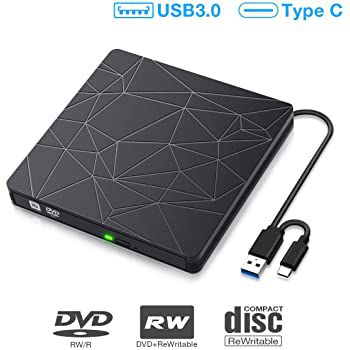 Sawake USB 3.0 & Type C externes CD  & DVD Laufwerk für 14,40€ (statt 24€)