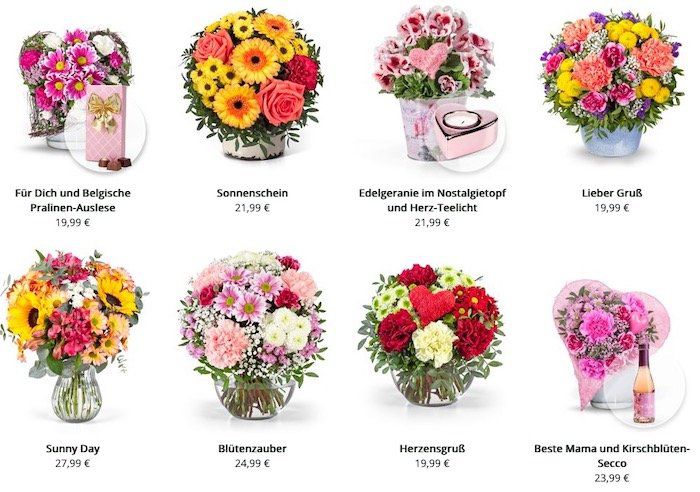 REWE Blumen mit 20% Extra Rabatt durch Gutschein   nächste Woche ist Muttertag!