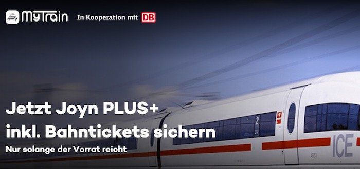 Endet heute: 2x Bahntickets für ICE, IC & EC inkl. 6 Monate Joyn PLUS+ für 59,90€ (statt 100€)