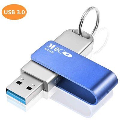 MECO ELEVERDE USB3.0 Stick mit 64GB aus Aluminium mit Schlüsselring für 9,49€ (statt 19€)   Prime