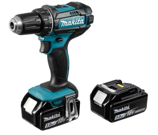 Makita DDF482RTJ 18V Akku Bohrschrauber inkl. 2x 5Ah Akkus für 219,60€ (statt 245€)