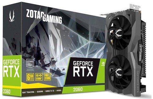 Zotac GeForce RTX 2060 Gaming 6GB Grafikkarte für 305,94€ (statt 346€)