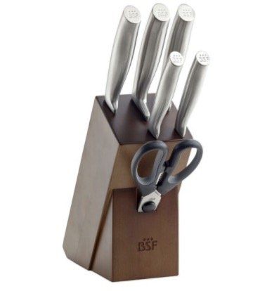 BSF Chicago Messerblock mit 5 Edelstahl Messer für 63,96€ (statt 80€)