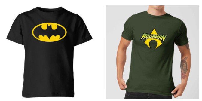 Batman oder Aquaman Hausschuhe + T Shirt für nur 14,99€ (statt 25€)