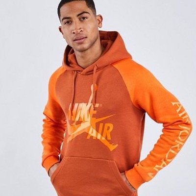Jordan Jumpman Classics Hoodie in Orange für 39,99€ (statt 71€)