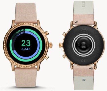 Fossil Julianna Damen Smartwatch mit Lederarmband für 209,30€ (statt 294€)