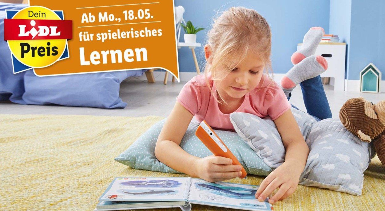 Ravensburger tiptoi Angebote bei LIDL   z.B. Puzzlen, Entdecken, Erleben   Der Ponyhof (100 Teile) ab 9,99€ (statt 17€)