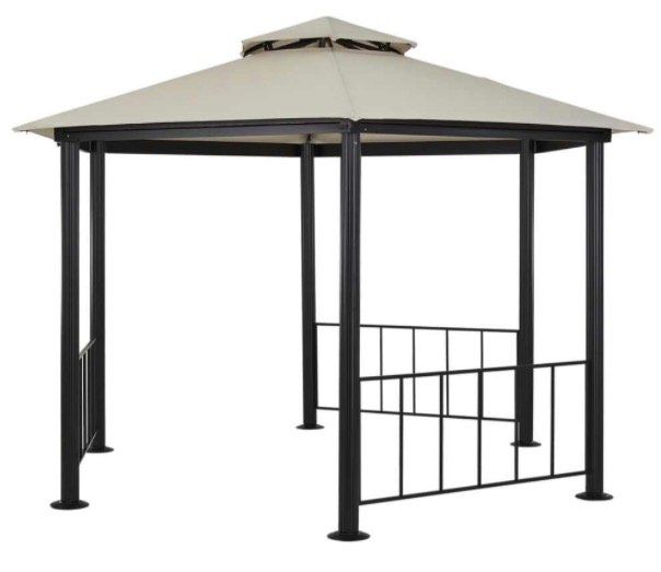 Pavillon Verona mit pulverbeschichtetem Metallgestell für 223,83€ (statt 439€)