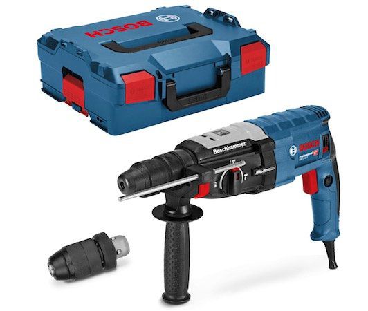 Bosch GBH 2 28 F Bohrhammer mit SDS plus Wechselfutter + Bohrer Set + L Boxx für 157,20€ (statt 196€)