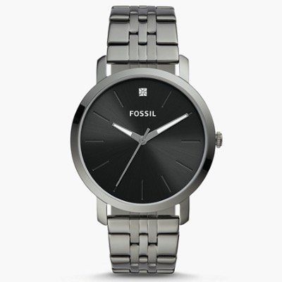 Fossil Herrenuhr Lux Luther aus grauem Edelstahl für 77€ (statt 111€)