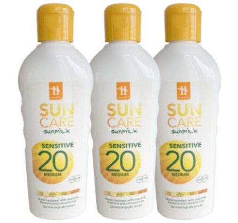 3er Set Hegron Sonnenmilch LSF 20 je 200ml für 7,77€ (statt 15€)