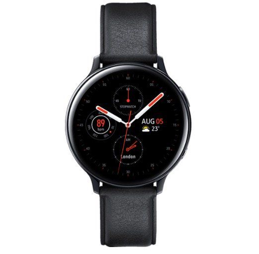 Ausverkauft! Samsung Galaxy Watch Active2 44mm Edelstahl mit Leder Armband ab 289€ (statt 319€)   dazu Galaxy Buds gratis!