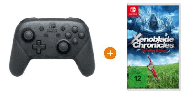 Nintendo Switch Pro Controller + Xenoblade Chronicles: Definitive Edition für 87,73€ (statt 99€)