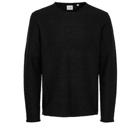 ONLY & SONS einfarbiger Baumwoll Strickpullover für 16,14€ (statt 30€)