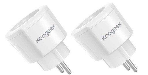 2er Pack Koogeek WLAN Steckdosenadapter mit Energieüberwachung für 14,99€ (statt 19€)