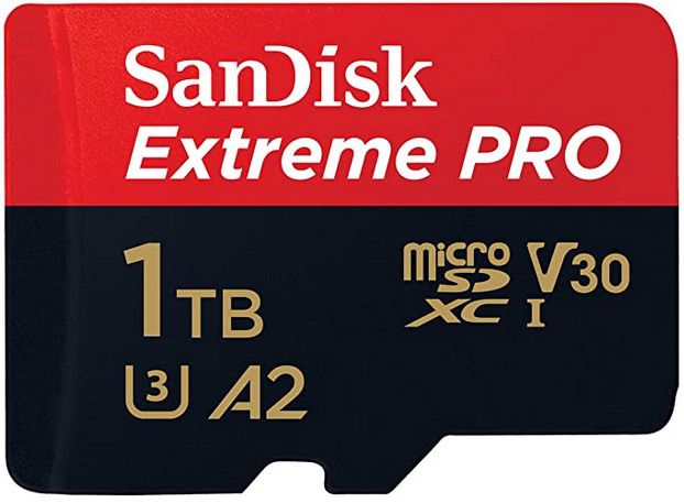 SANDISK Extreme PRO 1TB microSDXC A2 Speicherkarte für 89,99€ (statt 119€)