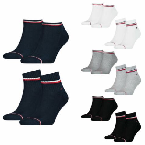 8er Pack Tommy Hilfiger Iconic Herren Sneaker Sportsocken für 29,99€ (statt 37€)