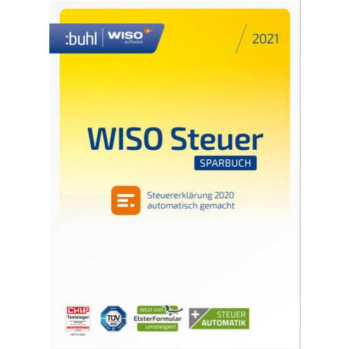 WISO steuer:Sparbuch 2021 (für Steuerjahr 2020) PC Download Key für 19,99€ (statt 23€)