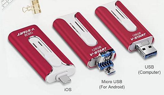 4in1 USB Stick mit 128GB für Smartphones & mehr für 19,71€ (statt 39€)