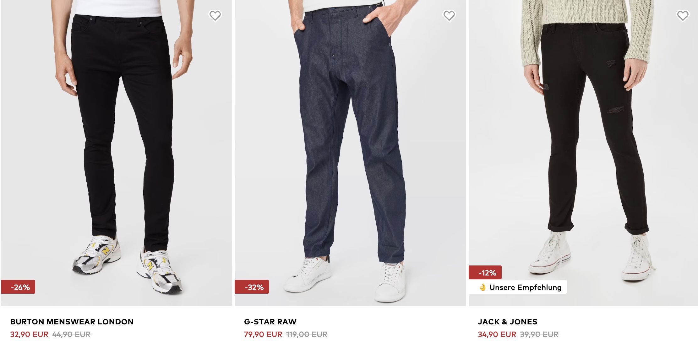 About You mit 20% Extra Rabatt auf bereits reduzierte Marken Jeans + keine VSK