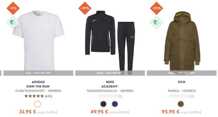 20% Rabatt auf Kleidung bei Sportscheck   z.B. Puma Polyball Steppjacke 57,56€ (statt 72€)