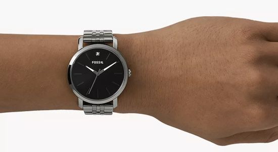 Fossil Herrenuhr Lux Luther aus grauem Edelstahl für 55,50€ (statt 85€)