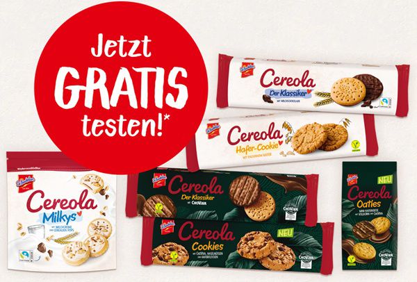 🍪 DeBeukelaer Cereola Produkte gratis ausprobieren