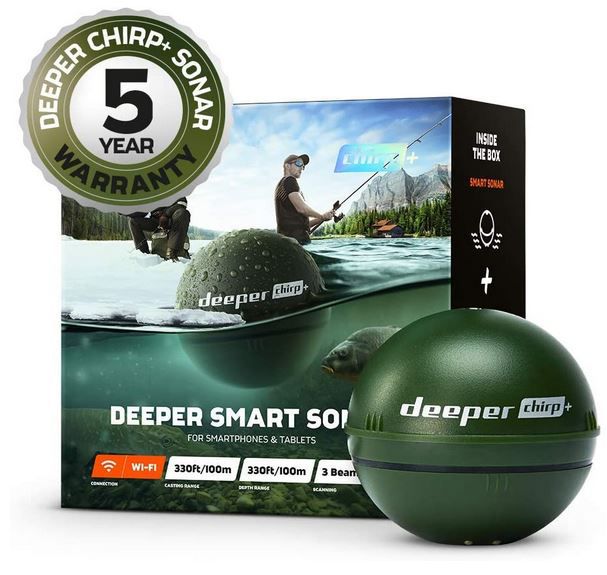 DEEPER Smart Sonar Chirp+ Fishfinder mit Handyhalterung für 199€ (statt 299€)