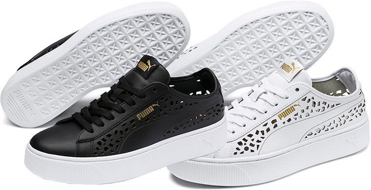 Puma Damen Sneaker Vikky Stacked Laser Cut für 29,95€ (statt 42€)