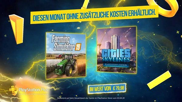 PlayStation Store: Cities: Skylines (IMDb 7,9/10) & Landwirtschaft Simulator 19 (IMDb 6,6/10) gratis