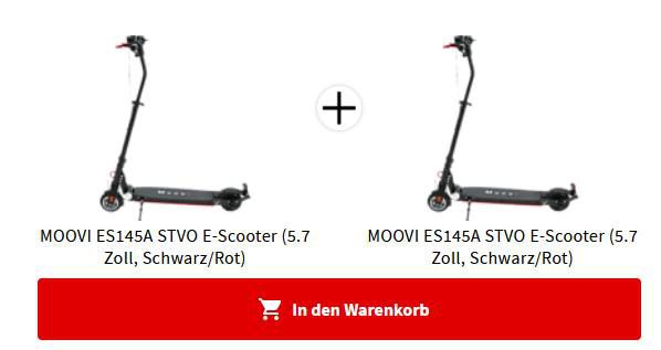 2x Moovi E0204 Elektroroller mit Straßenzulassung für 489€ (statt 798€)