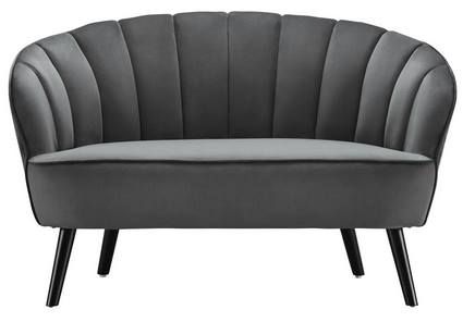 TOP! Kleines Sofa Luise mit Mikrofaser Samtbezug für 90,76€ (statt 120€)