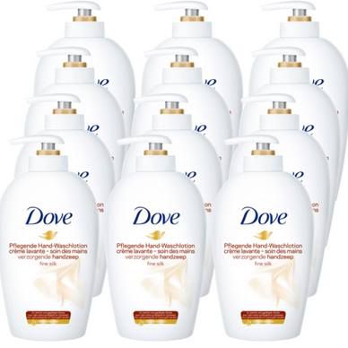 12x Dove Flüssigseife (250ml) Pflegende Waschlotion Seifenspender für 17,99€ (statt 24€)