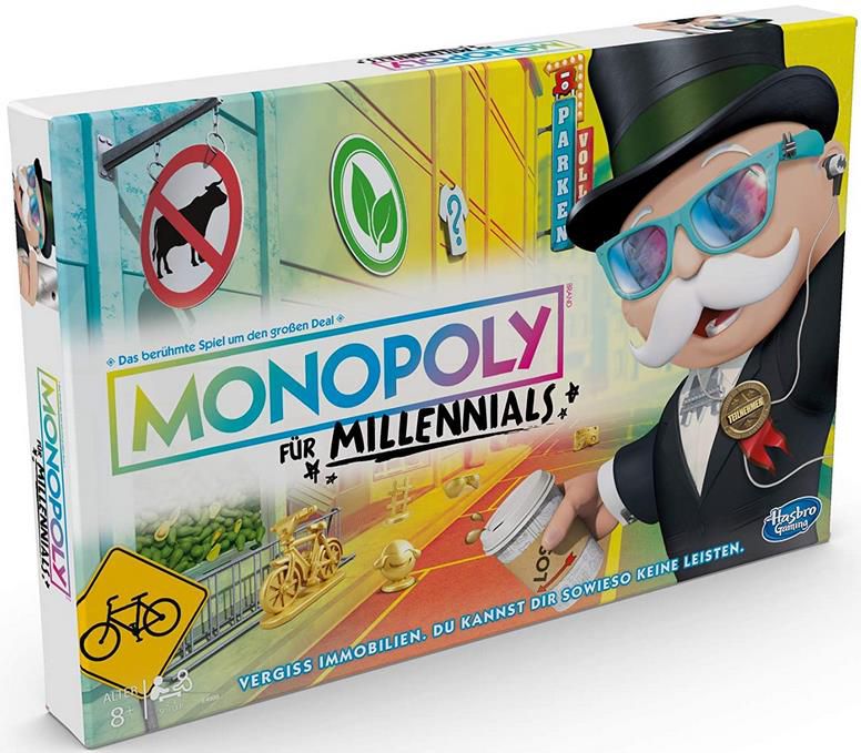 Hasbro   Monopoly Millennials für 13,10€ (statt 17€)