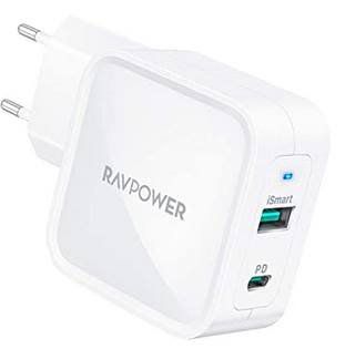 RAVPower 65W USB C & USB A Ladegerät mit QC3.0 für 36,99€ (statt 50€)