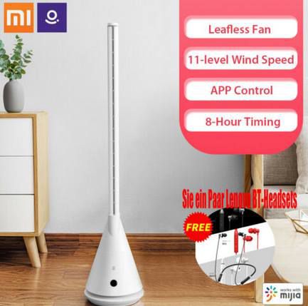 Xiaomi Leshow SS4 blattloser Standventilator mit App Anbindung für 99,99€   aus CZ