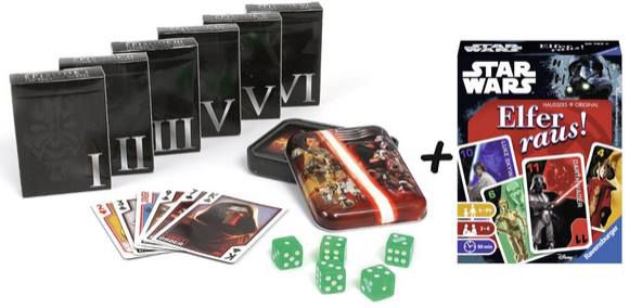 Star Wars Spielkarten Collectors Set + Elfer raus! Kartenspiel für 16,99€ (statt 23€)