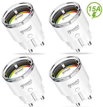 4er Pack: Gosund SP111 WLAN Steckdose mit Sprachsteuerung & Strommessung für 35,19€ (statt 44€)