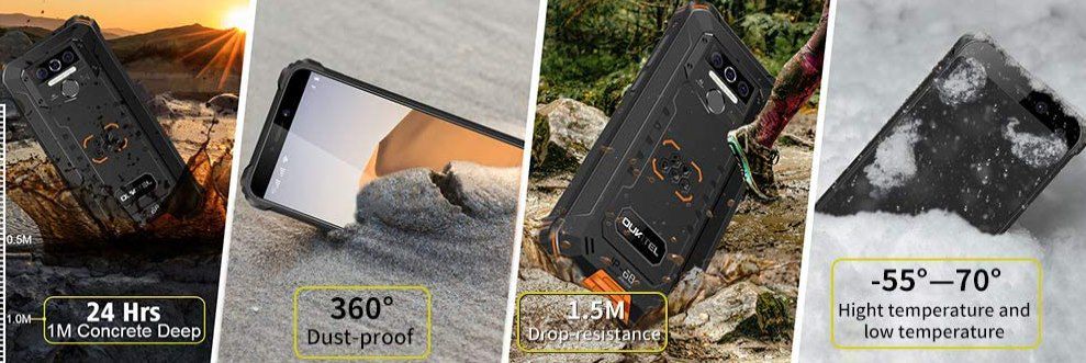 OUKITEL WP5   5.5 Zoll Outdoor Smartphone mit 8000mAh Akku & Android 10 für 111,99€ (statt 139€)