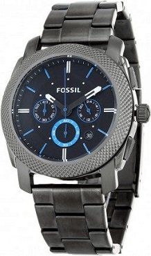 FOSSIL Machine FS4552 Herrenuhr mit Edelstahl Armband in grau für 109,78€ (statt 133€)