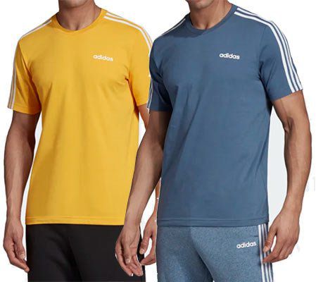 adidas Essentials 3 Streifen T Shirt in 2 Farben für je 12,23€ (statt 19€)