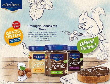 Penny: Mövenpick Crème kostenlos ausprobieren   Fast Ausverkauft!