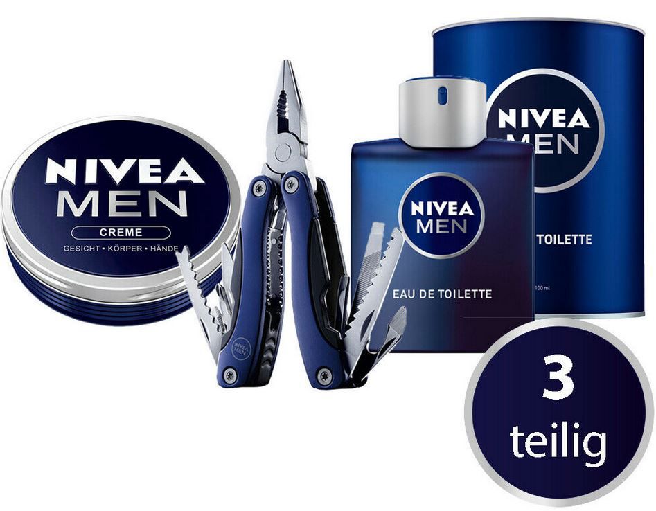 Nivea Men Eau de Toilette Geschenkset inkl. Multitool für 24,99€ (statt 40€)