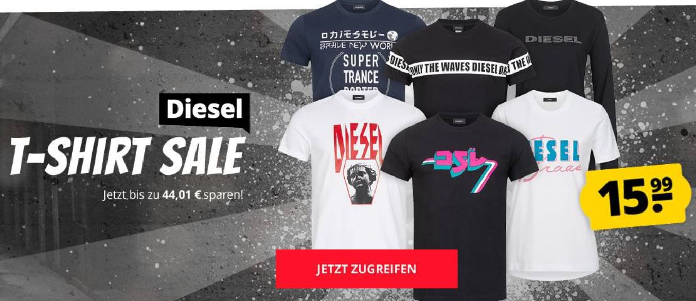 Diesel Herren Polo Shirt Sale bei SportSpar