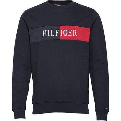 Tommy Hilfiger Intarsia Sweatshirt in Navy für 55,93€ (statt 80€)