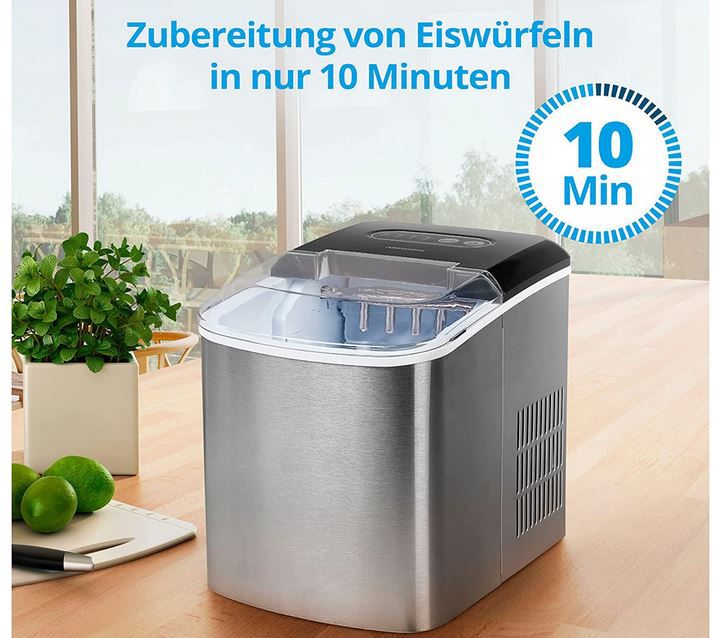 MEDION MD17739 Eiswürfelbereiter bis 12Kg für 103,95€ (statt 143€)