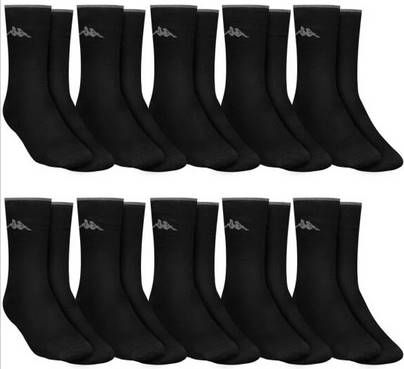 10er Pack: Kappa Thomas Sportsocken für 10,61€ (statt 17€)   (39 bis 42)