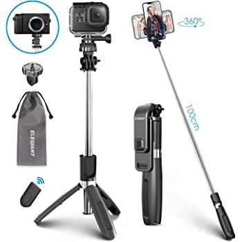 Abgelaufen! Elegiant EGS 001 4in1 Selfie Stick & Stativ für 9,79€ (statt 14€)