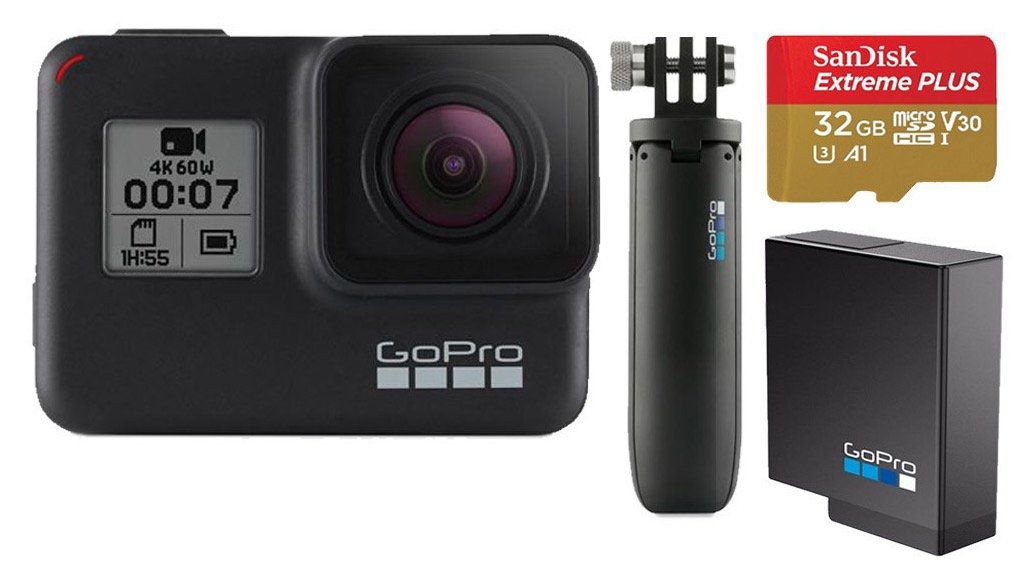 GoPro HERO7 Black Holiday Bundle ab 274€ (statt 319€)