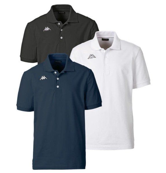 3er Pack Kappa Poloshirts für 29,39€ (statt 48€)
